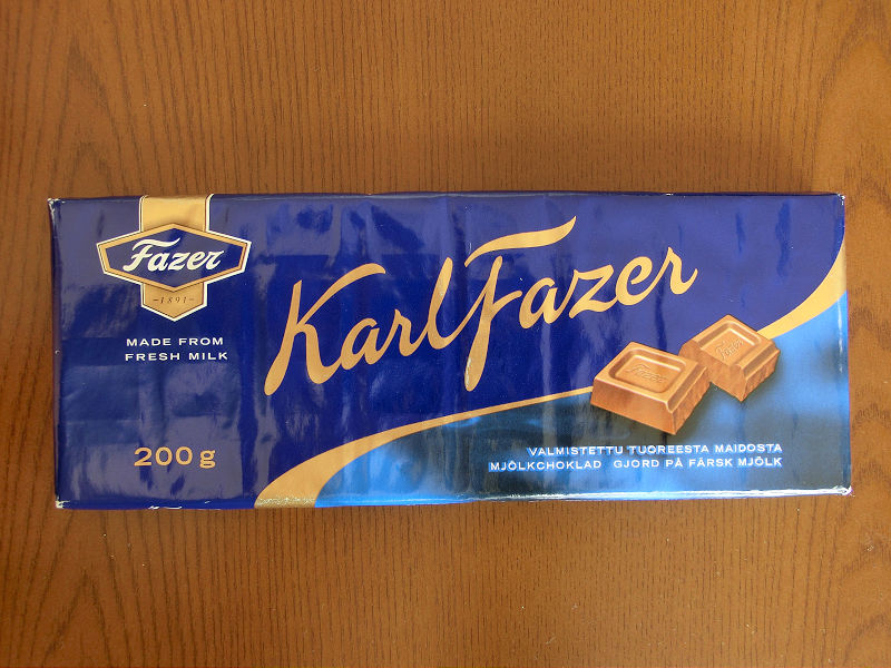 ファツェルチョコ Karl Fazer すみよのメモ帳